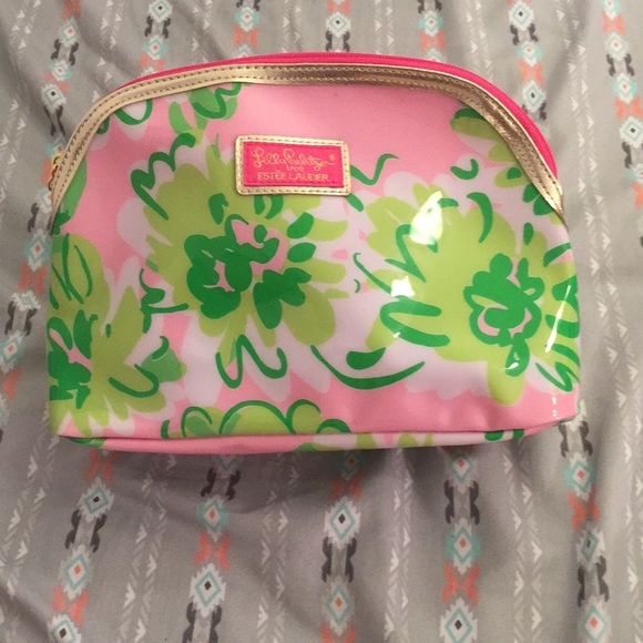 *BOGO 50%*Lilly Pulitzer Estee Lauder makeup bag - Picture 1 of 5
